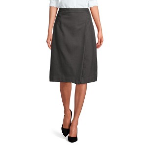 Lands' End Lands' End School Uniform Women's Solid A-line Skirt Below the Knee - 1 of 3