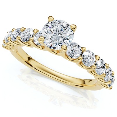 Pompeii3 1 Ct Diamond Engagement Ring in 14k White, Yellow, or Rose Gold