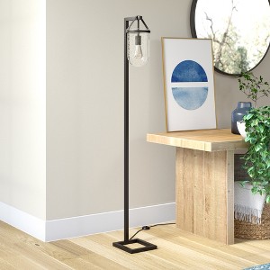 Hudson and Canal 68" Tall Floor Lamp with Glass Shade - 1 of 4