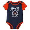 MLB Houston Astros Infant Boys' 3pk Bodysuit - 4 of 4
