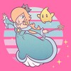 Girl's Nintendo Super Mario Bros Rosalina And Luma Crop T-Shirt - 2 of 3