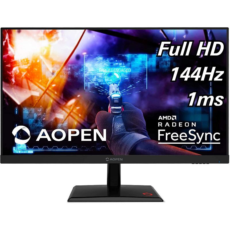 Acer AOPEN 25MH1Q - 25" Monitor Full HD 1920x1080 144Hz 16:9 TN 1ms 250Nit - Manufacturer Refurbished, 1 of 4