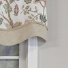 RLF Home Gianna Glory 3" Rod Pocket Layered Window Valance, 50" x 16" - image 3 of 4