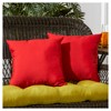 Kensington Garden 2pk 17"x17" Square Outdoor Throw Pillows - 2 of 4