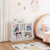 Kids Bookshelf and Bookcase Toy Storage Multi Shelf with Cubby Organizer Cabinet for Boys Girls,for Children Playroom Hallway - 4 of 4