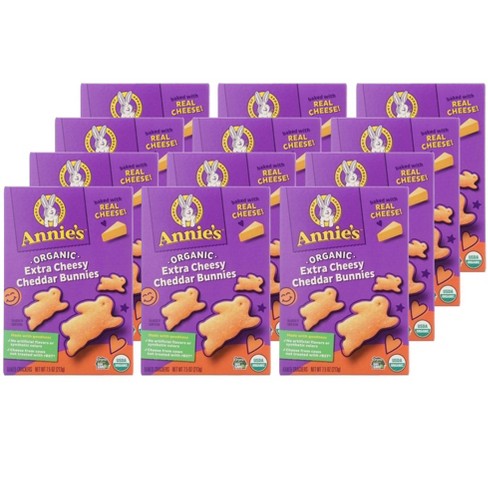 Annie's™ Organic Cheddar Bunnies Baked Snack Crackers, 12 ct