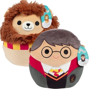 Squishmallows 10" Harry Potter Collection 2 Pack - Featuring Harry Potter and The Gryffindor Lion! - Officially Licensed 2025 Jazwares Big Plush - 1 of 4