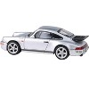 1987 RUF CTR Yellowbird Silver Metallic 1/64 Diecast Model Car by Paragon - 3 of 3