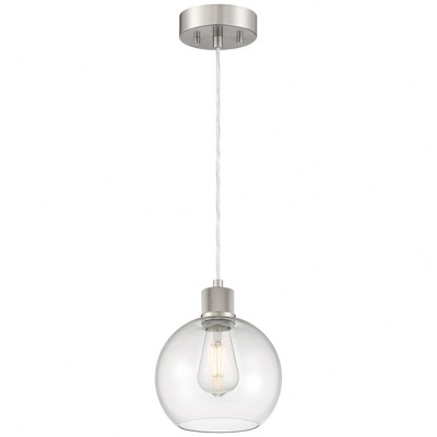 Access Lighting Port Nine 1 - Light Pendant in  Brushed Steel