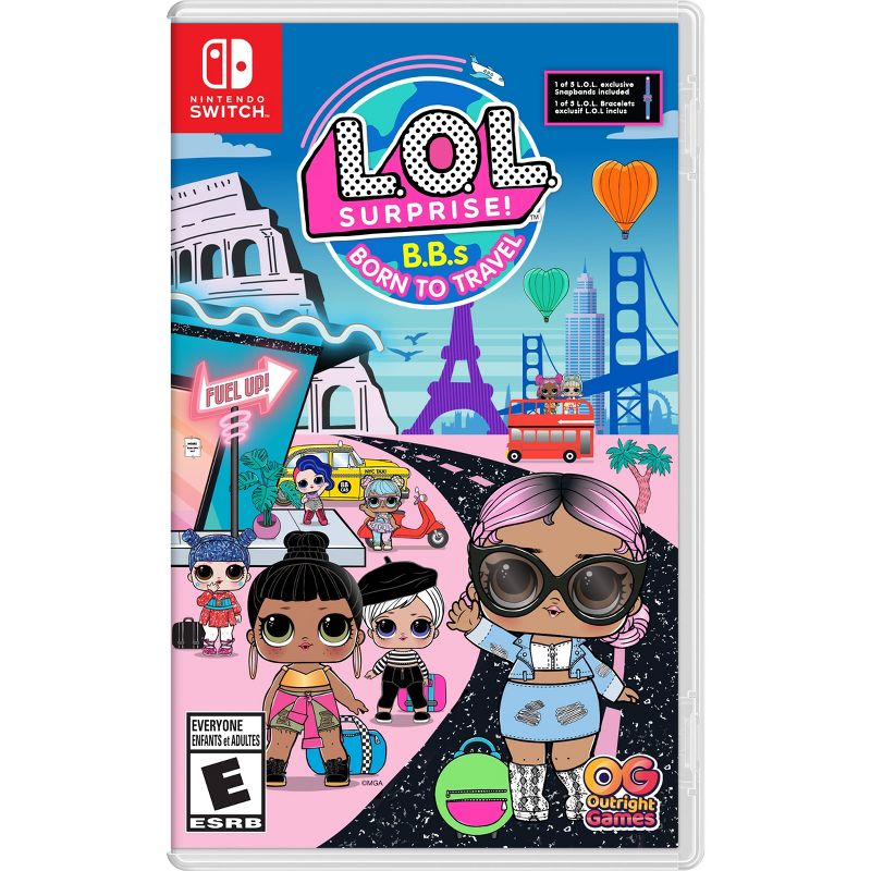 L.O.L. Surprise! B.B.s Born to Travel - Nintendo Switch: Exclusive Snapband, Multiplayer Adventure, E for Everyone, 1 of 15