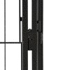 VidaXL Dog Playpen 4 Panels Black 19.7 in.x39.4 in. Powder-coated Steel - 4 of 4