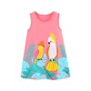 MyKids-USA Summer Hot Selling Cute Cartoon Pattern Sleeveless Dress for Stylish Girls - 4 of 4