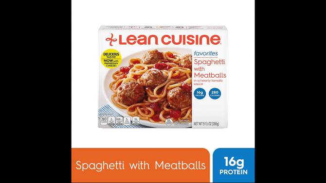 Lean Cuisine Protein Kick Frozen Spaghetti With Meatballs - 9.5oz, 2 of 12, play video
