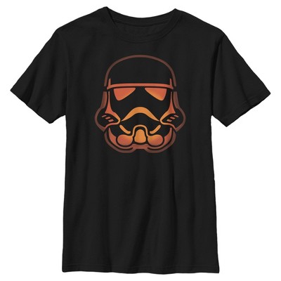 Boy's Star Wars Halloween Stormtrooper Pumpkin T-Shirt