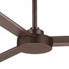 52" Minka Aire Modern Farmhouse 3 Blade Indoor Ceiling Fan Oil Rubbed Bronze for Living Room Kitchen Bedroom Family Dining Home - 3 of 4