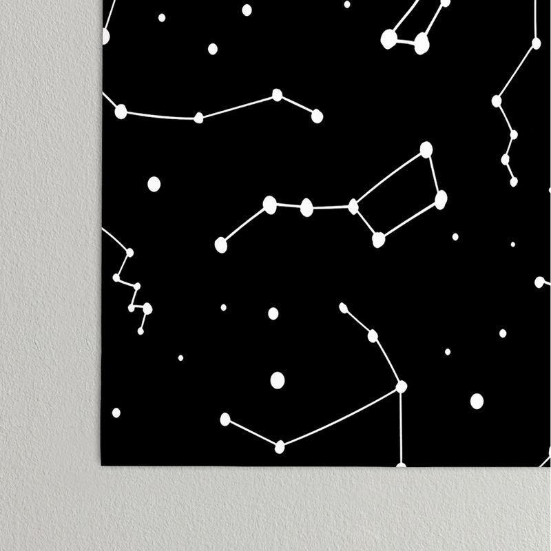 Avenie Black And White Constellations Poster - Society6, 3 of 4