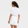 Women's Polo Shirt Sleeve Sweater - JoyLab™ White - 2 of 3