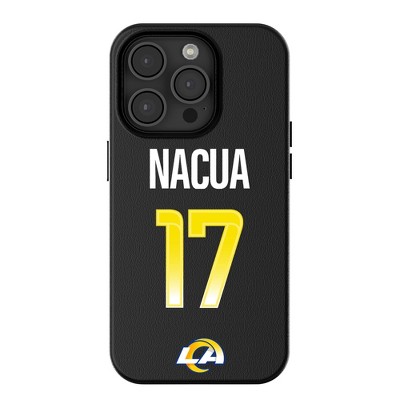 Keyscaper NFL Los Angeles Rams Players Game Tactic MagSafe Compatible Cell Phone Case for Apple iPhone