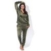 Felina - Womens Velour Zip Hoodie and Jogger Set  Soft 2-Piece Tracksuit Lounge Set - 2 of 4