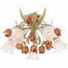 Crystorama Lighting Southport 5 - Light Semi-Flush Mount in  Sage Rose - 3 of 4
