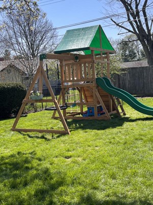 Dakota ridge best sale wooden swing set