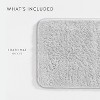 Plush Absorbent Bath Mat Rug with Anti-Skid Rubber Backing - Becky Cameron - 3 of 4