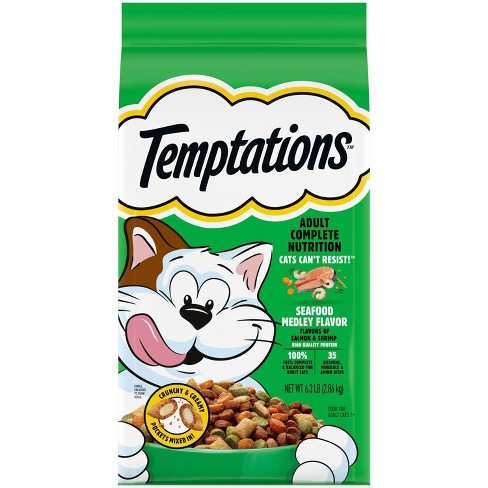 Temptations Shrimp And Salmon Flavor Adult Dry Cat Food 6.3lbs