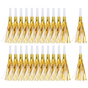 Unique Bargains Fringed Party Blower Sparkle Fringed Noise Makers 24 Pcs - 1 of 4