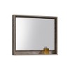 Kube Bath Bosco 36Inch Framed Mirror With Shelve - Nature Wood Finish - 3 of 3