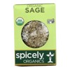Spicely Organics - Organic Sage - Rubbed - Case of 6/.1 oz - 2 of 4
