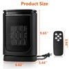 SUGIFT 1500W Portable Electric Space Heater 70° Oscillating Ceramic Heater with Remote Control - 3 of 4