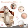 TITQWOP Long Cat Plush Pillow,51.1" Cute Cat Plushie Stuffed Animals Body Pillow,Kawaii Kitten Soft Plushie Doll Toy Birthday Gift for Kids - 2 of 4