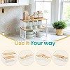 2 Pack Cabinet Organizer Shelf, Kitchen Counter Shelves, Kitchen Storage, Spice Rack, Stackable, Expandable, Metal and Engineered Wood - 4 of 4