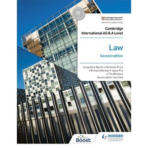 Cambridge International as and a Level Law Second Edition - by  Jayne Fry & Tim Wilshire (Paperback) - 1 of 1