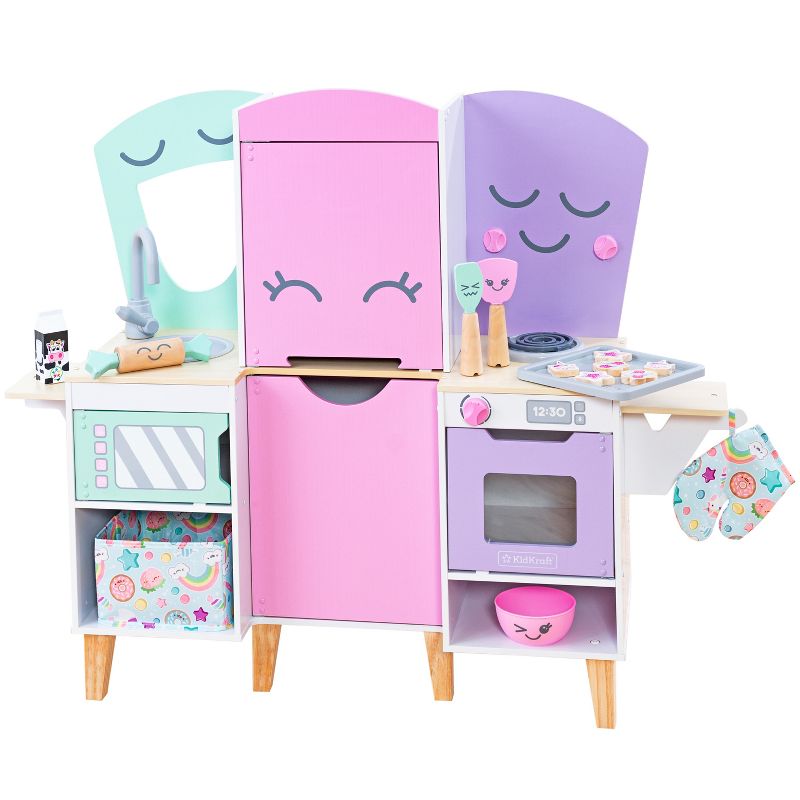 KidKraft Lil&#39; Friends Wooden Play Kitchen with 14 Accessories, 1 of 15