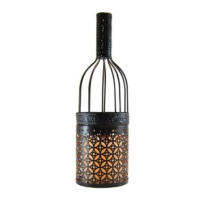 LumaBase Metal Bottle with Battery-Operated Candle - 1 of 4