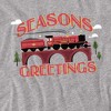 Women's Harry Potter Seasons Greetings Christmas Hogwarts Express T-Shirt - 2 of 4