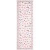 Floral Insect Print Washable Area Rugs for Living Room, Modern Non Slip Low Pile Area Rug - 3 of 4