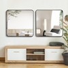 Whisen 36x36 Inch Square Bathrrom Wall Mirror, Premium HD Glass, Anti-Rust Aluminum Frame - 3 of 4