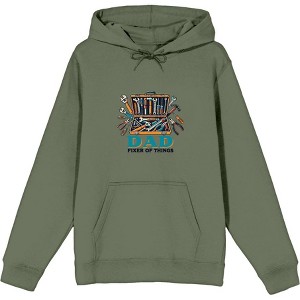 Dad Fixer Of Things
 Adult Long Sleeve Hoodie - 1 of 3