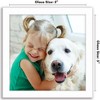 Americanflat 5x5 Picture Frame with Shatter-Resistant Glass - Streamline Collection - Thin Square Picture Frame for Tabletop and Wall Display - White - 2 of 4