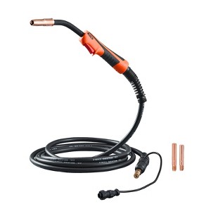 VEVOR 250Amp Mig Welding Gun with 15FT Cable, Compatible with LincoIn Power MlG 200, 215, 216, 255 and Wire-Matic 255 Welders, Black - 1 of 4