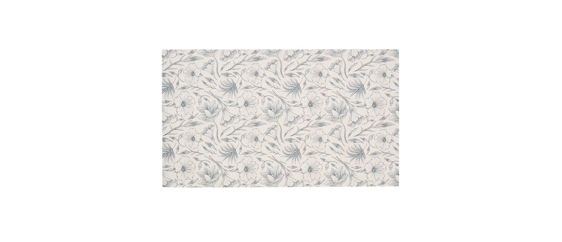 Magnolia Floral Washable Area Rug Accent Rug or Runner Rug