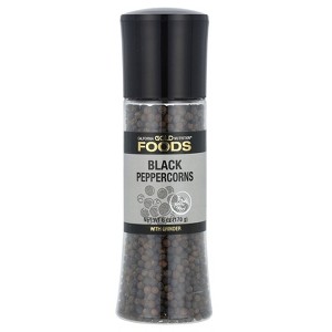 California Gold Nutrition FOODS - Black Peppercorns Grinder, 6 oz (170 g) - 1 of 3