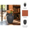 Charming Terracotta Vase with Handles - Elegant Home Decor for Living Room, Bedroom, Office and Room Display - 4 of 4