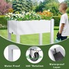 Mayeerty Freestanding Raised Garden Bed with Wheels and 14Gal Potting Soil Include 2.38Gal Capacity of Water Storage Area - 4 of 4
