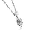 Pompeii3 1/2CT Marquise Halo Pave Diamond Solitaire Pendant 14K White Gold - 2 of 4