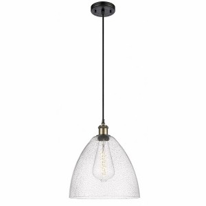 Innovations Lighting Bristol Glass 1 - Light Pendant in  Black Antique Brass - 1 of 1