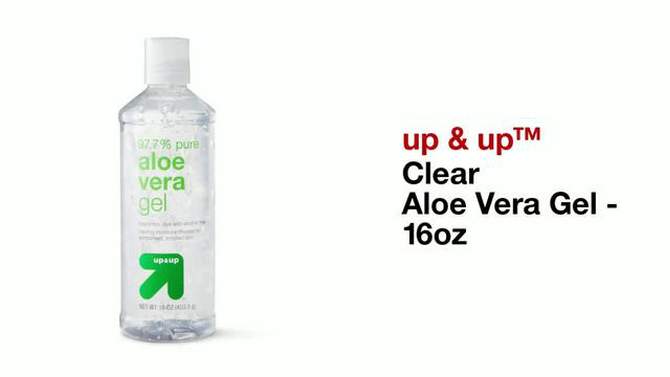 Clear Aloe Vera Gel - 16oz - up &#38; up&#8482;, 2 of 6, play video