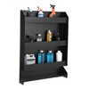 Aluminium Work Station Storage Cabinet, Work Tray with Spring Loaded Tissue Tensioner Aluminium Garage, for Trailer Shop/Garage Storage - 3 of 4